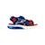 Sandales  à scratch Marine rouge bleu+Noir rouge 1 - vertbaudet enfant 