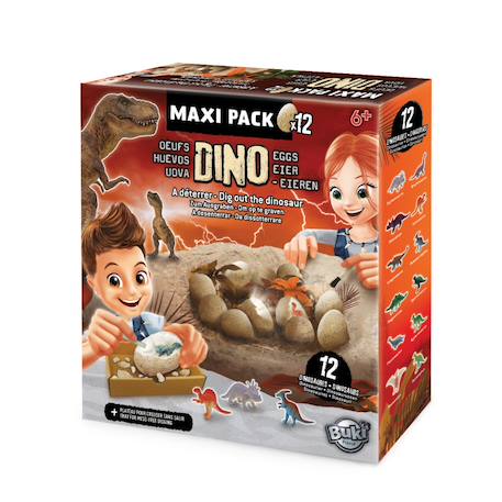 Dino Egg maxi pack Rouge 1 - vertbaudet enfant 