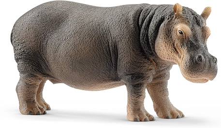 Figurine hippopotame Gris 1 - vertbaudet enfant 