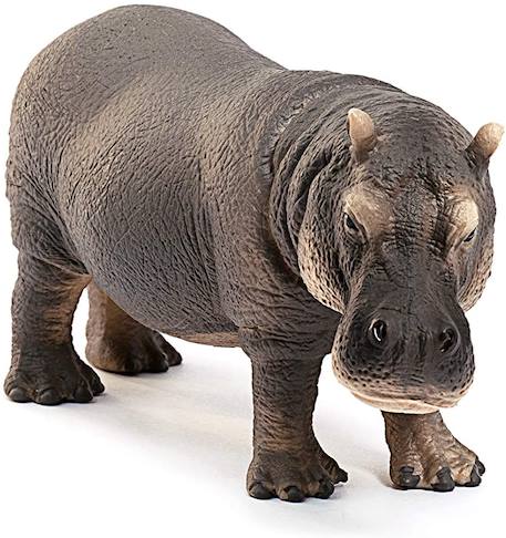Figurine hippopotame Gris 2 - vertbaudet enfant 