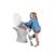 Réducteur de wc kiddyloo Émeraude+Fleur bleue+Gris charme+Rose poudré 12 - vertbaudet enfant 