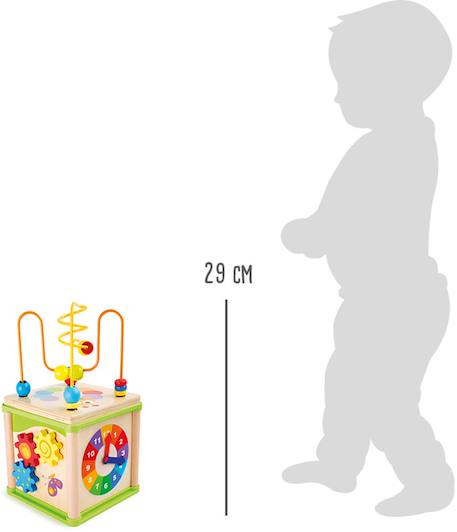 Cube d'activités insectes Beige 4 - vertbaudet enfant 