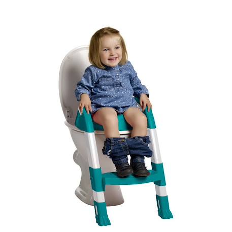 Réducteur de wc kiddyloo Émeraude+Fleur bleue+Gris charme+Rose poudré 1 - vertbaudet enfant 