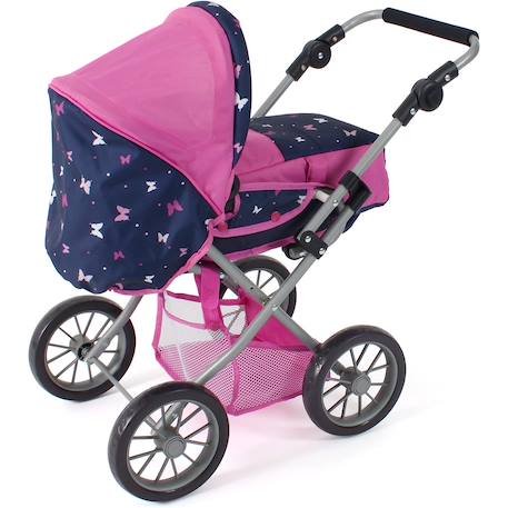 Poussette combinée leni papillon pour poupée Multicolore 3 - vertbaudet enfant 