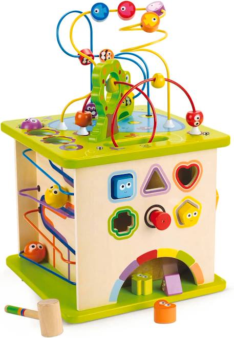 Cube d'activités Orange 1 - vertbaudet enfant 