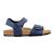 Sandales en cuir  à scratch Gris foncé+Kaki+Marine+Marine rouge+Navy orange sombre 13 - vertbaudet enfant 