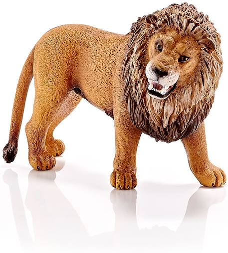 Figurine lion rugissant Marron 2 - vertbaudet enfant 