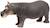 Figurine hippopotame Gris 4 - vertbaudet enfant 