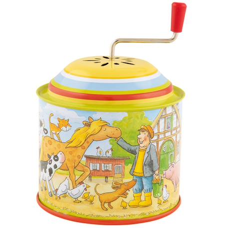 Moulin musical ferme Jaune 1 - vertbaudet enfant 