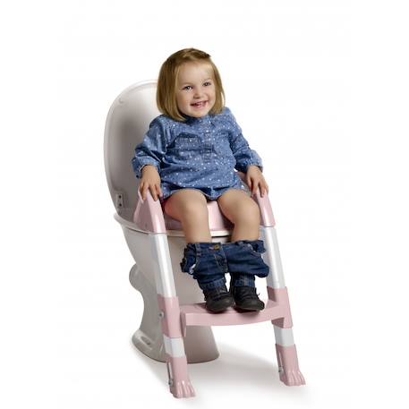 Réducteur de wc kiddyloo Émeraude+Fleur bleue+Gris charme+Rose poudré 14 - vertbaudet enfant 