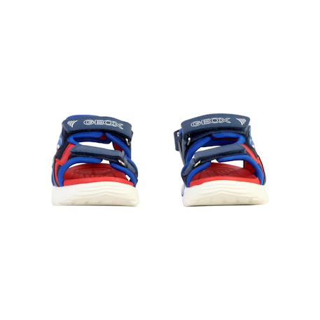Sandales  à scratch Marine rouge bleu+Noir rouge 5 - vertbaudet enfant 