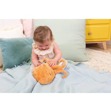 Peluche bouillotte chaud et froid poulpe Orange 3 - vertbaudet enfant 