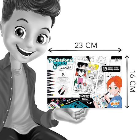 Professional studio manga Blanc 6 - vertbaudet enfant 