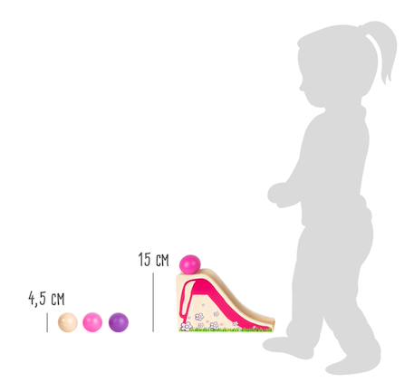 Circuit à boules aire de jeu junior Beige 4 - vertbaudet enfant 
