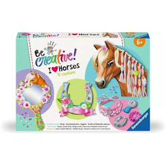 Jouet-Activités artistiques et musicales-Activités artistiques - be creative kit multi-activités horses