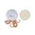 Peluche bouillotte chaud et froid poulpe Orange 5 - vertbaudet enfant 