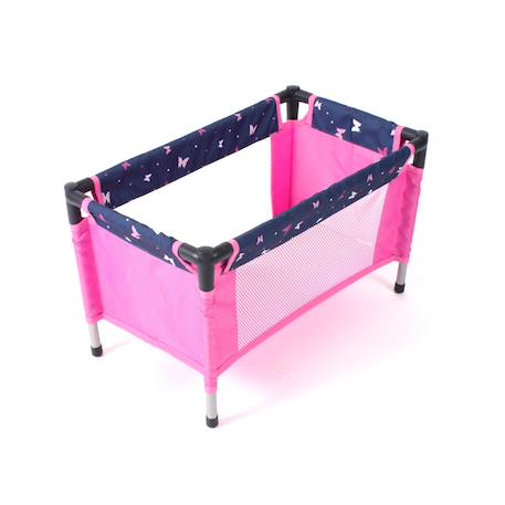 Lit de voyage pour poupées papillon Multicolore 4 - vertbaudet enfant 