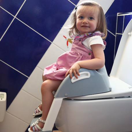 Réducteur de wc kiddyloo Émeraude+Fleur bleue+Gris charme+Rose poudré 11 - vertbaudet enfant 