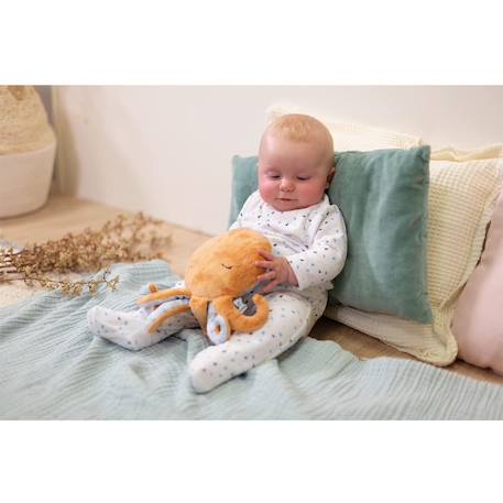 Peluche bouillotte chaud et froid poulpe Orange 4 - vertbaudet enfant 