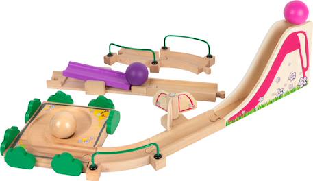 Circuit à boules aire de jeu junior Beige 1 - vertbaudet enfant 