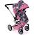 Poussette combinée 2 en 1 mika licorne pour poupée Rose 4 - vertbaudet enfant 