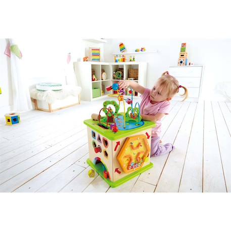 Cube d'activités Orange 5 - vertbaudet enfant 