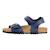 Sandales en cuir  à scratch Gris foncé+Kaki+Marine+Marine rouge+Navy orange sombre 14 - vertbaudet enfant 