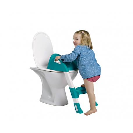 Réducteur de wc kiddyloo Émeraude+Fleur bleue+Gris charme+Rose poudré 2 - vertbaudet enfant 
