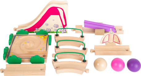 Circuit à boules aire de jeu junior Beige 2 - vertbaudet enfant 