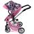 Poussette combinée 2 en 1 mika licorne pour poupée Rose 5 - vertbaudet enfant 