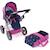 Poussette combinée leni papillon pour poupée Multicolore 4 - vertbaudet enfant 