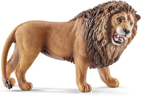 Figurine lion rugissant Marron 1 - vertbaudet enfant 