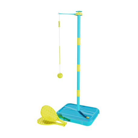 Jeu de balle swingball toutes surfaces early fun plastique Bleu - jaune 1 - vertbaudet enfant 