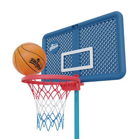 Panier de basketball swingball toutes surfaces  métal Bleu - rouge - orange 2 - vertbaudet enfant 