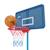 Panier de basketball swingball toutes surfaces  métal Bleu - rouge - orange 2 - vertbaudet enfant 