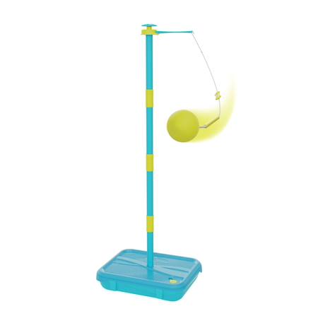 Jeu de balle swingball toutes surfaces early fun plastique Bleu - jaune 2 - vertbaudet enfant 