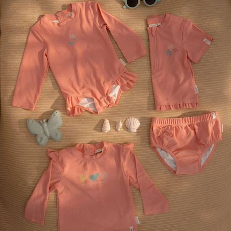 T-shirt de bain anti-uv manches longues Rose 6 - vertbaudet enfant 