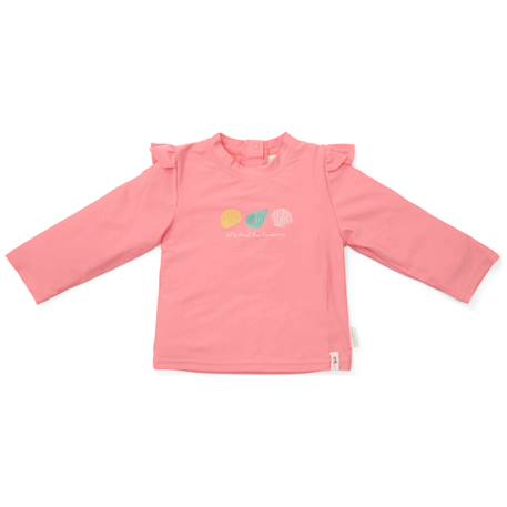 T-shirt de bain anti-uv manches longues Rose 1 - vertbaudet enfant 