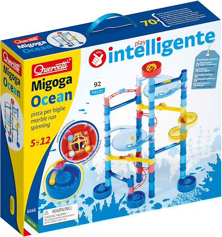 Piste de billes migoga ocean Bleu 1 - vertbaudet enfant 