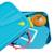 Panier de basketball swingball junior métal Bleu - rouge - orange 3 - vertbaudet enfant 