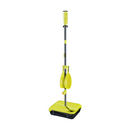 Jeu de balle swingball toutes surfaces pro métal Noir - jaune 1 - vertbaudet enfant 