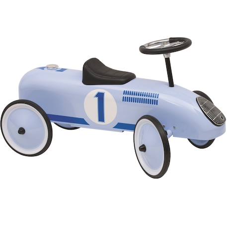 Porteur voiture en métal Bleu 1 - vertbaudet enfant 