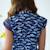 Robe chinoise   et  – imprimé poissons koi  annam Bleu foncé rouge 5 - vertbaudet enfant 