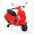 Scooter moto électrique enfant vespa 6v musique mp3 port usb klaxon phare feu ar Rouge 3 - vertbaudet enfant 
