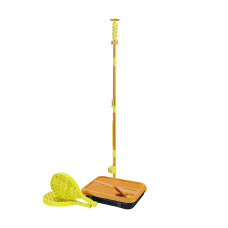 Jeu de balle swingball toutes surfaces tournament métal Orange - jaune 1 - vertbaudet enfant 