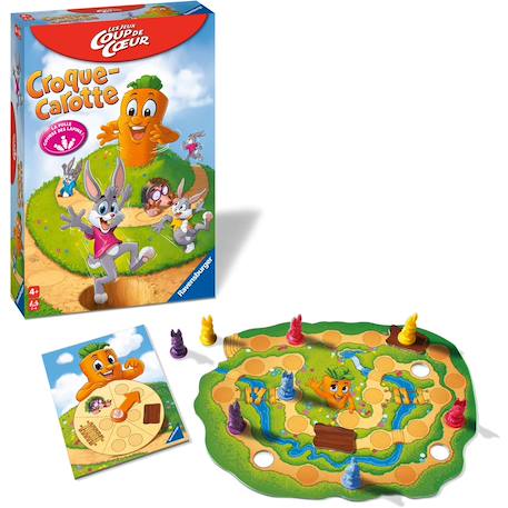 Jeu Croque carotte 'Coup De Cœur' Blanc 2 - vertbaudet enfant 