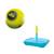 Pack jeux 1er âge swingball 3en1 toutes surfaces  métal Bleu - noir - orange - jaune 3 - vertbaudet enfant 