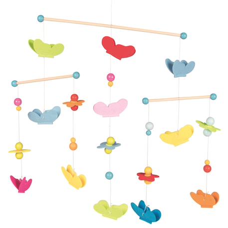 Mobile papillons Beige 1 - vertbaudet enfant 