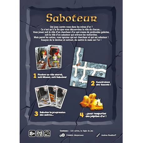 Jeu de Carte Saboteur Gris 2 - vertbaudet enfant 
