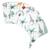 Housse pour coussin de maternité et d'allaitement safari Safari, vert, gris, blanc 1 - vertbaudet enfant 